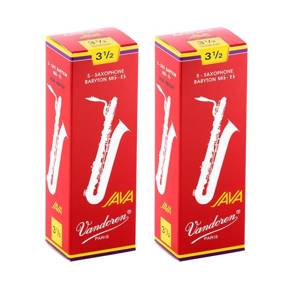 VANDOREN 【2個セット】《硬さ：3-1/2》バリトンサックス用リード バンドレン JAVA ...