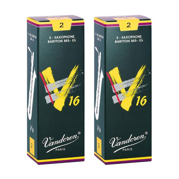 VANDOREN 【2個セット】《硬さ：2》バリトンサックス用リード バンドレン V16 【宅配便発...