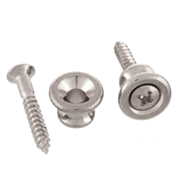 ALLPARTS GIBSON STYLE NICKEL STRAP BUTTONS/AP-6695...