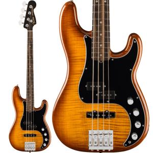 Fender USA Limited Edition American Ultra Precision Bass (Tiger Eye/Ebony) 【イケベ独占販売限定モデル】｜ikebe-revole