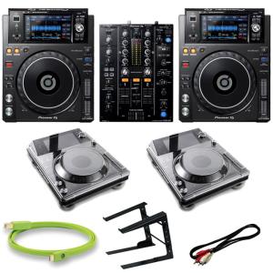 Pioneer DJ XDJ-1000MK2 + DJM-450 クラブスタイル点SET 【本体保護カバー & 高品質USBケーブル付属】【※保護カバーのみ後日の出荷となります】