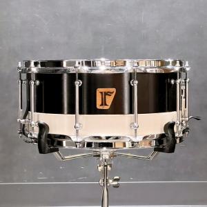 riddim 【USED】 #15. Maple 10ply Separated Shell 14×6.5 [Charcoal Black/Ivory]｜ikebe-revole
