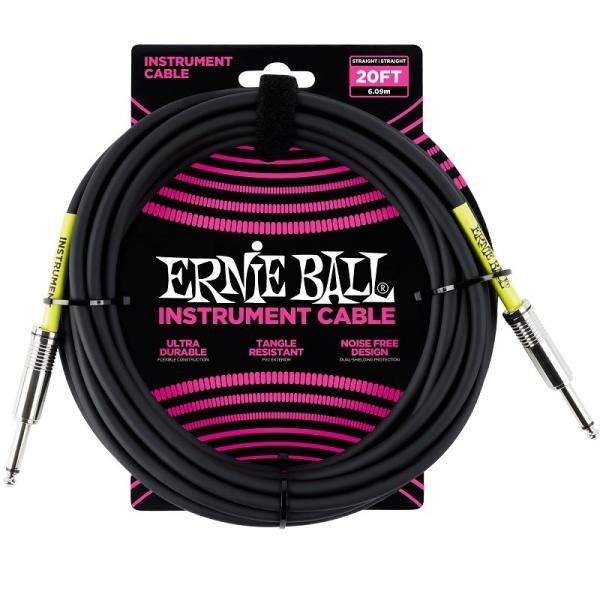 ERNIE BALL 【春得セール】 Classic Instrument Cable 20ft S...