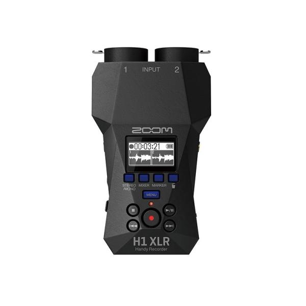 ZOOM H1 XLR(XLR入力搭載・32bitフロート対応ステレオハンディーレコーダー)(ズーム...