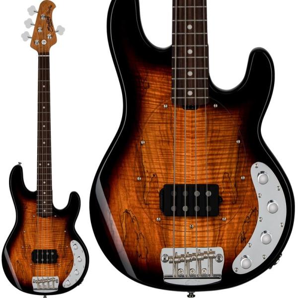 Sterling by MUSICMAN Ray34SM (3-Tone Sunburst/Rose...