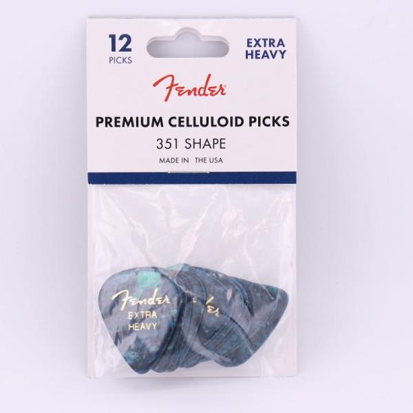 Fender USA Premium Celluloid Picks， 351 Shape -12 ...