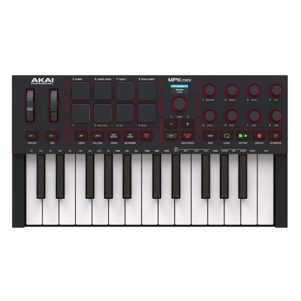 AKAI MPK Mini IV Black  (25鍵USB-MIDIキーボードコントローラー) ...