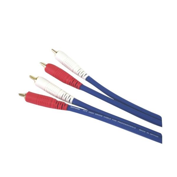EXFORM COLOR TWIN CABLE 2RR-1.8M (RCA-RCA 1ペア) 1.8...