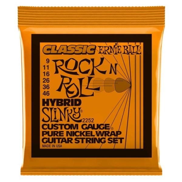 ERNIE BALL Hybrid Slinky Classic Rock n Roll Pure ...