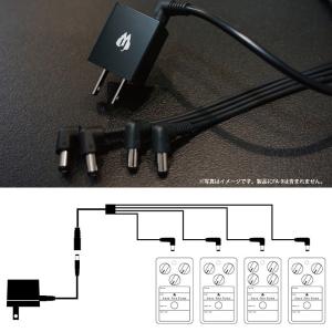 Free The Tone 4 Way DC Power Splitter Cable　CP-FS4｜ikebe