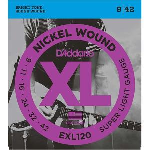D’Addario XL Nickel EXL120 09-42弦の買取情報