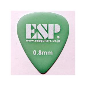 ESP ポリアセタール サンドグリップ PICK [ティアドロップ/0.8mm] (GREEN)｜ikebe