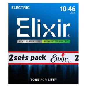 Elixir エリクサー エレキギター弦 OPTIWEB Super Light .009-.042