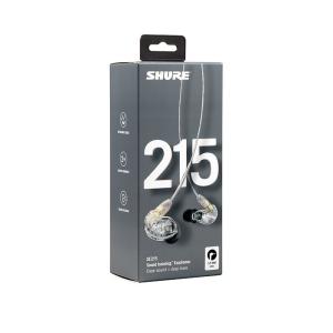 SHURE（シュア） SE215 クリア Pro Line 有線イヤホン カナル型 : e