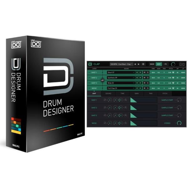 UVI Drum Designer 1.5(オンライン納品専用) ※代金引換はご利用頂けません。