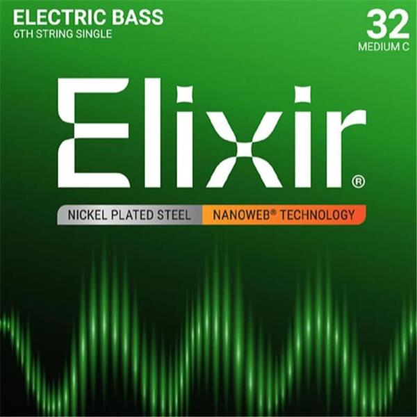 ELIXIR Nickel Plated Steel Bass Strings with ultra...