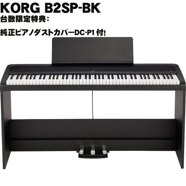 KORG (台数限定特典・純正ピアノダストカバーDC-P1付)B2SP-BK 【ブラック】【※沖縄・...