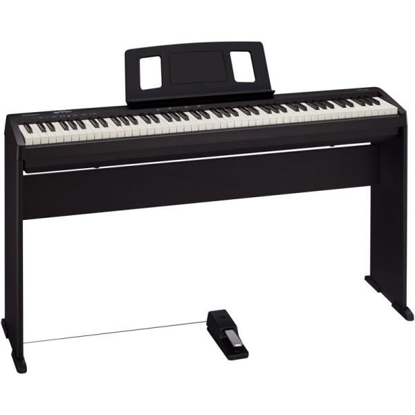 Roland FP-10-BK+KSC FP10-BK +DP-10【専用スタンド、純正ダンパーペダ...