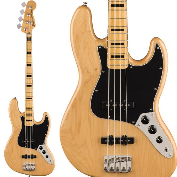 Squier by Fender Classic Vibe &apos;70s Jazz Bass Maple...