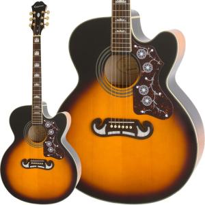 Epiphone J-200EC Studio (Vintage Sunburst) 【数量限定エピフォン・アクセサリーパック・プレゼント】｜ikebe