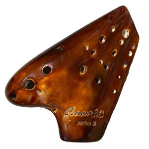 オオサワオカリナ オカリナ アルトCトリプレット 漆仕上