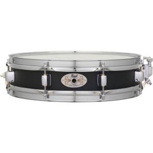 Pearl S1330B [Steel Effect Piccolo Snare Drum 13×3 - Black Finish] 【海外限定モデルが入荷！】｜ikebe