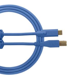 UDG U96001LB Ultimate USB2.0ケーブル C-B Straight 1.5m Blue｜イケベ楽器店
