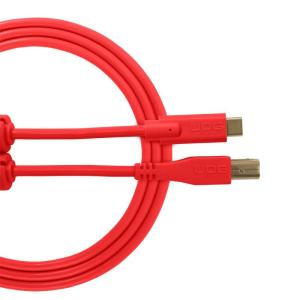 UDG U96001RD Ultimate USB2.0ケーブル C-B Straight 1.5m Red｜イケベ楽器店