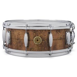GRETSCH Keith Carlock Signature Snare Drum - 2mm Antique Aged Brass 14×5.5 [GAS5514-KC]｜ikebe