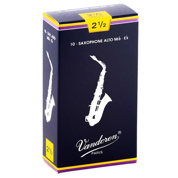 VANDOREN 《硬さ：2-1/2》アルトサックス用リード バンドレン Traditional(青...