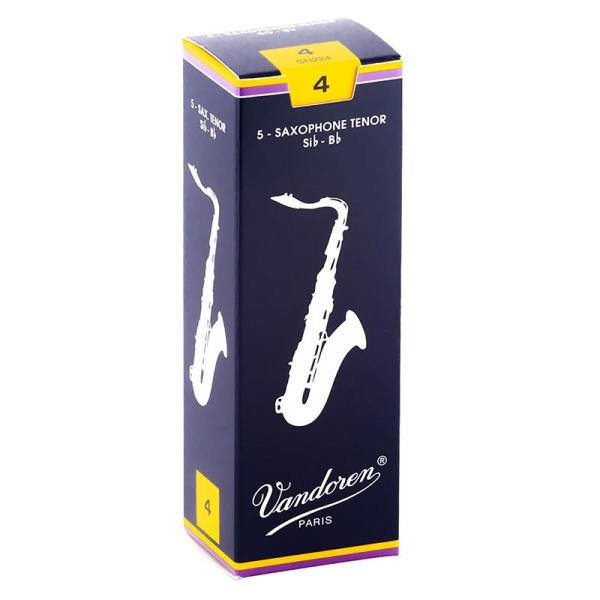 VANDOREN 《硬さ：4》テナーサックス用リード バンドレン Traditional(青箱) 【...