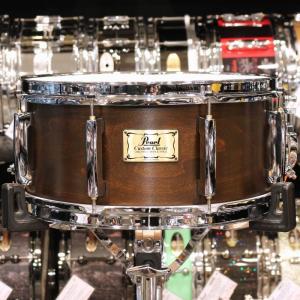 Pearl CL1465SN/C #382 [Custom Classic 14×6.5 - Nature Walnut] 【店頭展示特価品】｜ikebe