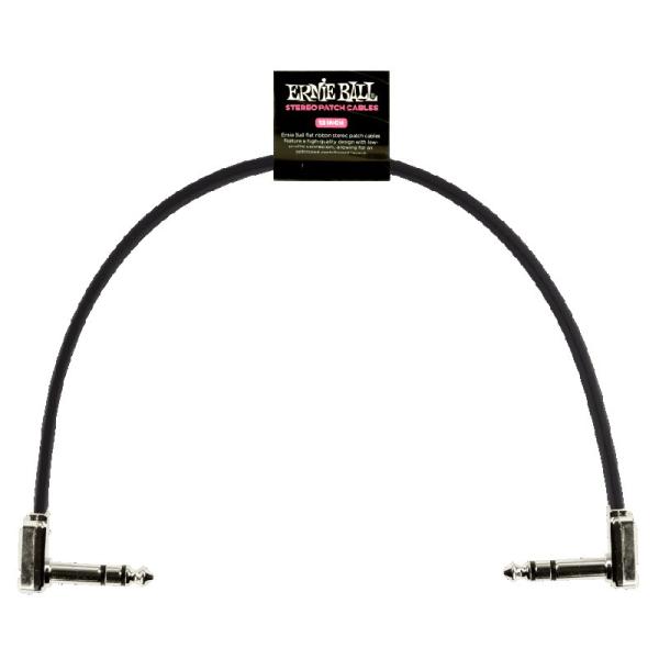 ERNIE BALL FLAT RIBBON STEREO PATCH CABLE #6409 (1...