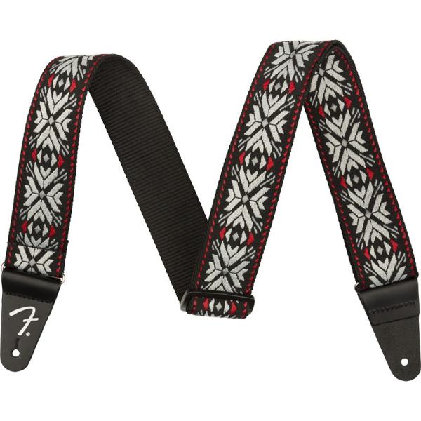 Fender USA 【大決算セール】 Pasadena Woven Strap (Red Snow...