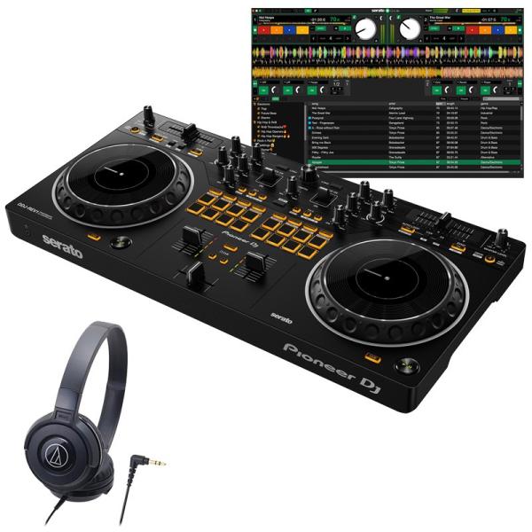 Pioneer DJ DDJ-REV1 + ATH-S100BK ヘッドホンセット 【無償ダウンロー...