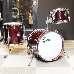 GRETSCH USA Custom 3pc Drum Kit - WALNUT GLOSS [BD18、TT12、FT14] 【店頭入荷！】｜ikebe