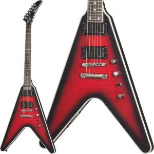 Epiphone Dave Mustaine Prophecy Flying V Figured (Aged Dark Red Burst)｜ikebe