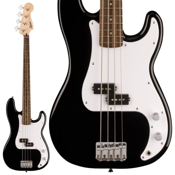 Squier by Fender Sonic Precision Bass (Black/Laure...