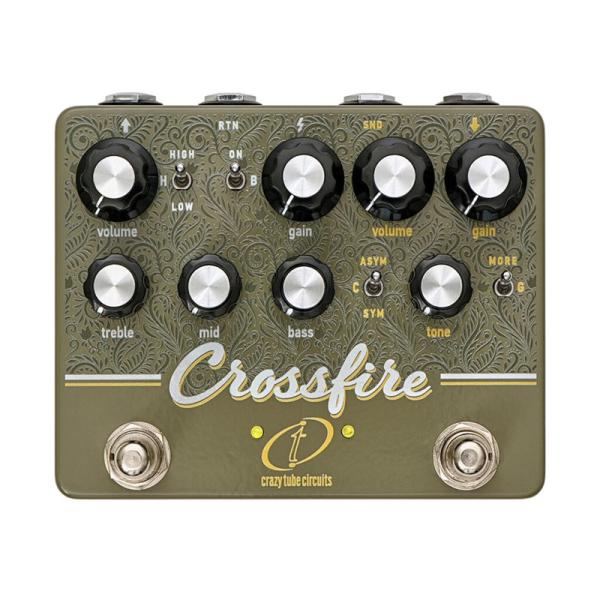Crazy Tube Circuits Crossfire（CTC/クレイジーチューブ）オーバードラ...