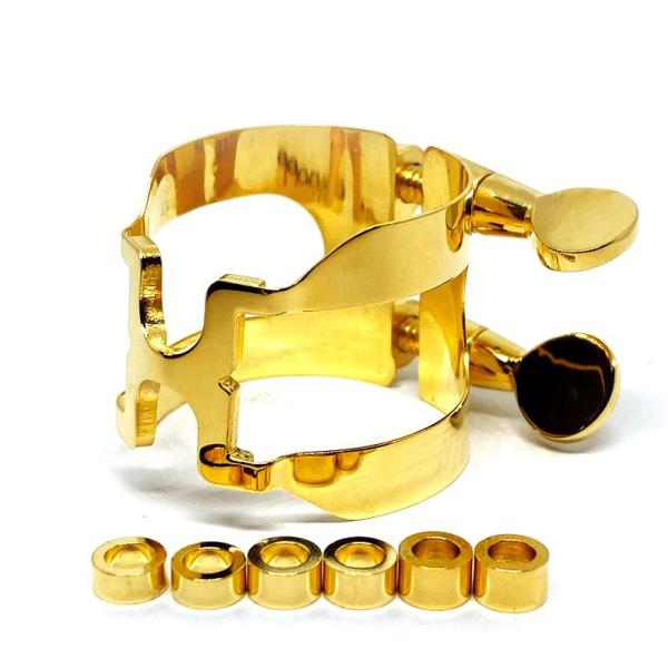 ハリソン 【お取り寄せ品】「A3ir/GP」 アルトサックス メイヤーラバー用 irリガチャー 金メ...