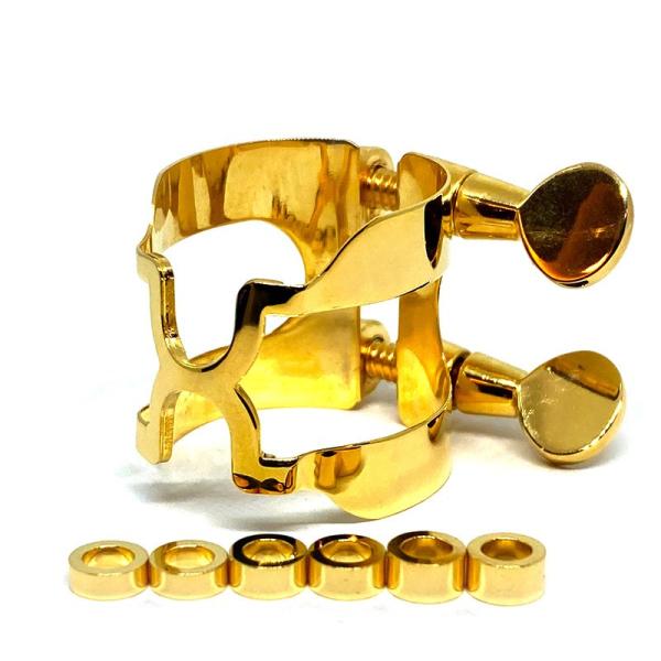 ハリソン 【お取り寄せ品】「Sir/GP」 ソプラノサックス ラバー用 irリガチャー 金メッキ