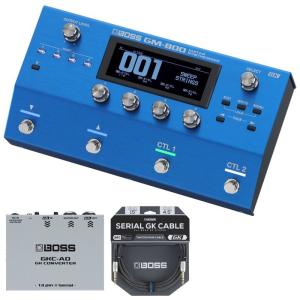 BOSS GM-800【Guitar Synthesizer】+GKC-AD【GK Converter(13pin to Serial)】+BGK-15【Serial GK Cable 4.5m】｜ikebe