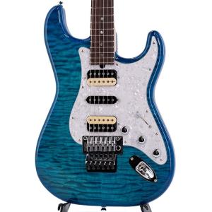 T’s Guitars ST-22R Custom 5A Grade Quilt Top (Caribbean Blue) #SN/032506【特価】｜ikebe