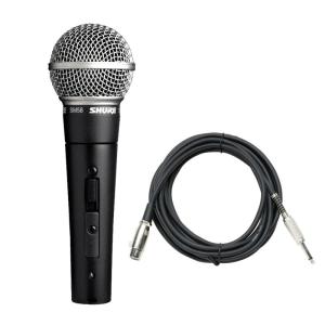 SHURE SM58 ケーブル付き SHUREシュア/SM58 ダイナミックマイク ボーカル用 ケーブルセット 単一