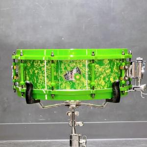 GOSTRAY EVO Series 14×4.75 Snare Drum [Rime Green / Rime HW]【店頭展示特価品】｜ikebe