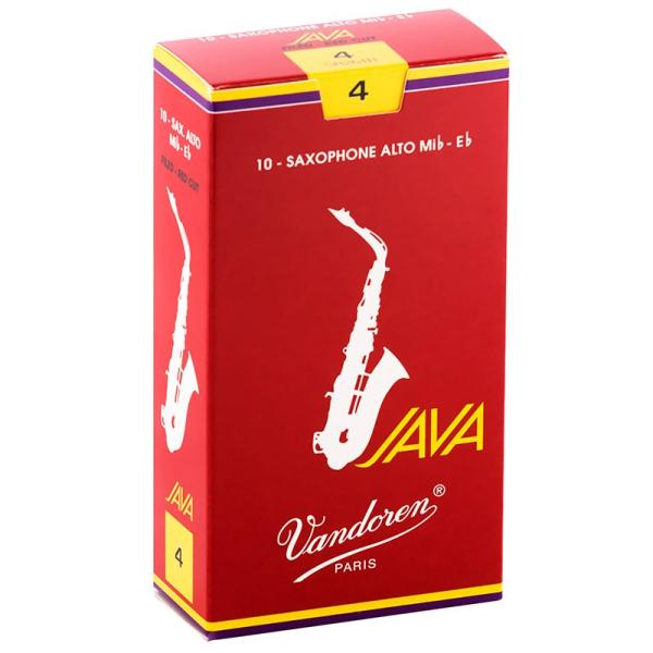 VANDOREN 《硬さ：4》アルトサックス用リード バンドレン JAVA(ジャバ) 　ファイルド ...