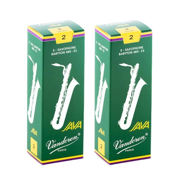 VANDOREN 【2個セット】《硬さ：2》バリトンサックス用リード バンドレン JAVA (ジャバ...