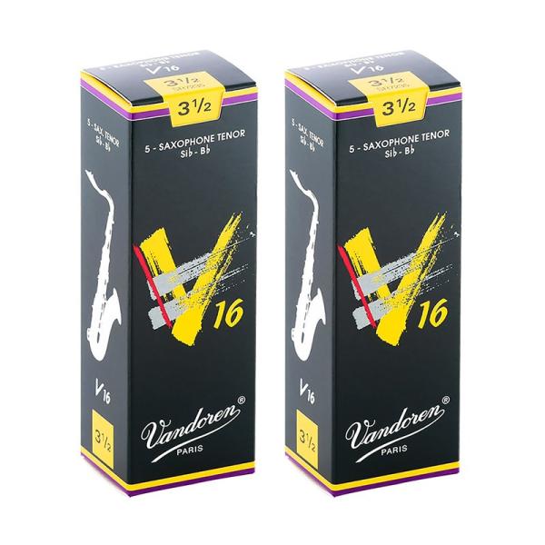 VANDOREN 【2個セット】《硬さ：3-1/2》テナーサックス用リード バンドレン V16 【宅...
