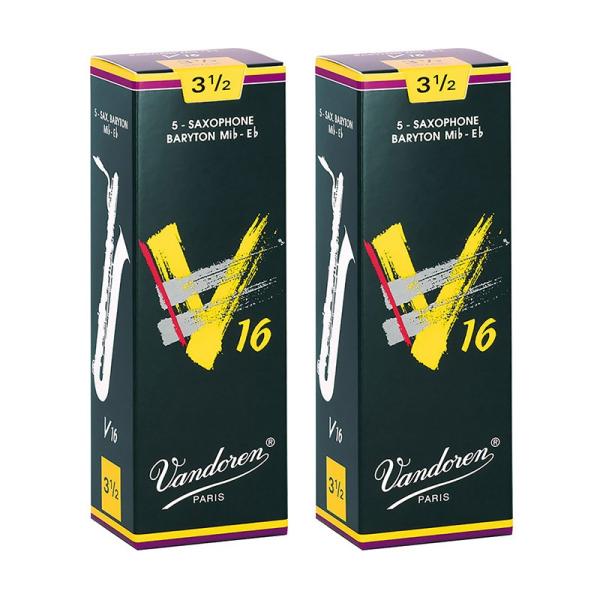 VANDOREN 【2個セット】《硬さ：3-1/2》バリトンサックス用リード バンドレン V16 【...