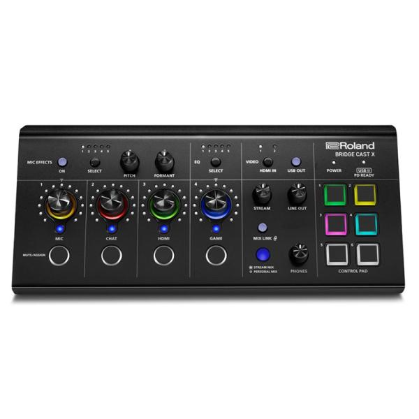 Roland BRIDGE CAST X(ビデオ・キャプチャー機能搭載デュアルバス・ストリーミング・...